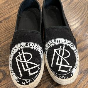 Lauren Ralph Lauren black sneaker